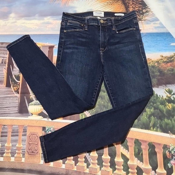 Frame Le High Skinny Crop Jeans Size 28‎ - Picture 1 of 5